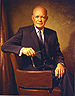 Retrato de Dwight Eisenhower.