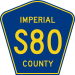 Imperial County Route S80 CA.svg