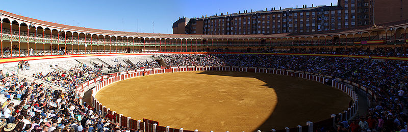 Vista panorámica del interior de la plaza en los instantes previos a la final de la Liga del Corte Puro 2009.