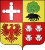 Escudo de Bussunarits-Sarrasquette  Duzunaritze-Sarasketa