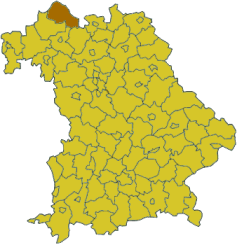 Landkreis Rhön-Grabfeld in Bayern