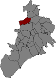 Localización de Arbolí en el Baix Camp