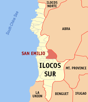 Mapa de San Emilio