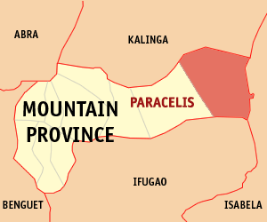 Mapa de La Montaña que muestra la situación de Paracelis