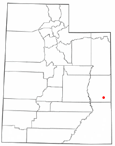 Localización de Castle Valley, Utah