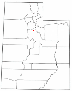 Localización de Cedar Hills, Utah