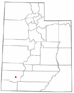 Localización de Enoch, Utah