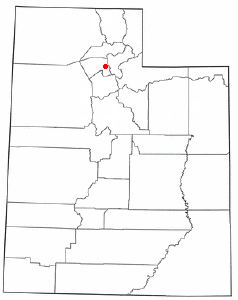 Localización de Farmington, Utah