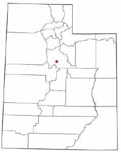 Localización de Payson, Utah