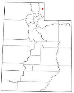 Localización de Randolph, Utah